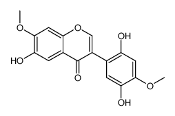 2',5',6-Trihydroxy-4',7-dimethoxyisoflavon Structure
