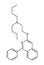 N-butyl-N-[2-(1-phenylisoquinolin-3-yl)oxyethyl]butan-1-amine Structure