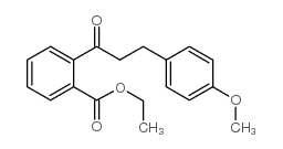 2'-CARBOETHOXY-3-(4-METHOXYPHENYL)PROPIOPHENONE结构式