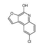 8-chloro-5H-furo[2,3-c]quinolin-4-one Structure