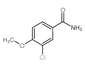 3-氯-4-甲氧基苯甲酰胺结构式