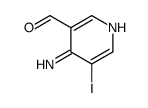 4-氨基-5-碘吡啶-3-甲醛结构式