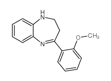 4-(2-甲氧基苯基)-2,3-二氢-1H-苯并[b][1,4]二氮杂卓结构式