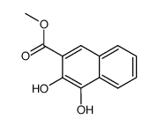 3,4-dihydroxy-[2]naphthoic acid methyl ester Structure
