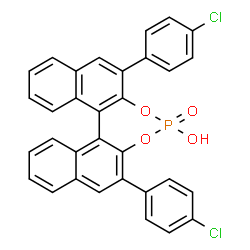 (11bR)-2,6-双(4-氯苯基)-4-羟基-4-氧化物-二萘并[2,1-d：1' ',2''-f] [1,3,2] 二氧磷杂七环结构式