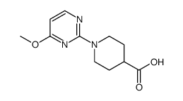4-Piperidinecarboxylic acid, 1-(4-methoxy-2-pyrimidinyl)结构式