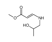 methyl 3-(2-hydroxypropylamino)prop-2-enoate结构式