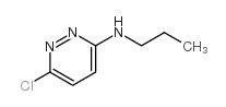 6-氯-N-丙基哒嗪-3-胺结构式