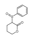 3-(phenylsulfinyl)tetrahydro-2H-pyran-2-one结构式