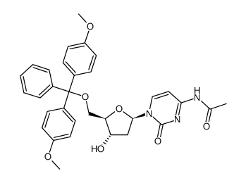 N-(1-((2R,4S,5R)-5-((双(4-甲氧基苯基)(苯基)甲氧基)甲基)-4-羟基四氢呋喃-2-基)-2-氧代-1,2-二氢嘧啶-4-基)乙酰胺图片