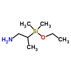 2-[Ethoxy(dimethyl)silyl]-1-propanamine Structure
