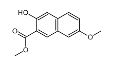 methyl 3-hydroxy-7-methoxy-naphthalene-2-carboxylate Structure