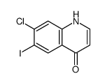 7-chloro-6-iodoquinolin-4-ol Structure
