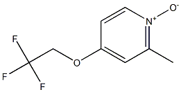 2-甲基-4-(2,2,2-三氟乙氧基)吡啶氮氧化物结构式
