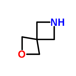 2-氧杂-6-氮杂-螺[3,3]庚烷-6-甲酸叔丁酯结构式