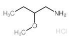 2-Methoxy-1-butanamine hydrochloride structure