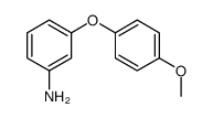 3-(4-methoxyphenoxy)aniline Structure