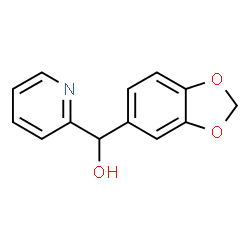 3,4-(METHYLENEDIOXY)PHENYL-(2-PYRIDYL)METHANOL Structure