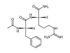 Ac-L-Phe-L-Arg-NH2结构式