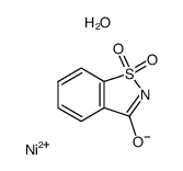 1,1-dioxo-1λ6-benz[d]isothiazol-3-one; saccharin; nickel (II)-salt Structure