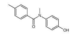 N-(4-羟基苯基)-n,4-二甲基苯甲酰胺结构式