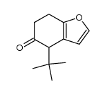 4-tert-butyl-4,5,6,7-tetrahydro-5-benzofuranone结构式
