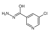 3-Pyridinecarboxylicacid,5-chloro-,hydrazide(9CI) Structure