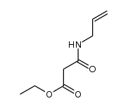ethyl 3-(allylamino)-3-oxopropanoate结构式