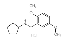 Cyclopentyl-(2,5-dimethoxy-benzyl)-amine hydrochloride Structure