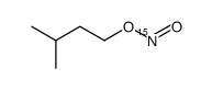 3-methylbutyl nitrite Structure