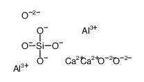 dicalcium [orthosilicato(4-)]trioxodialuminate(4-) Structure