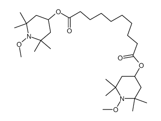 di-(1-methoxy-2,2,6,6-tetramethylpiperidin-4-yl) sebacate Structure