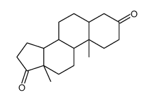 5β-雄烷-3,17-二酮结构式