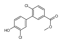 methyl 4-chloro-3-(3-chloro-4-hydroxyphenyl)benzoate Structure