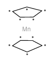 双(环戊二烯)锰结构式
