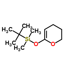 3,4-dihydro-6-[(tert-butyl)dimethyl silyloxy]-2h-pyran Structure