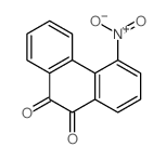 9,10-Phenanthrenedione, 4-nitro-结构式