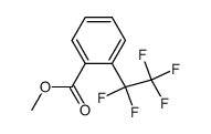 Methyl 2-pentafluoroethyl-benzoate结构式