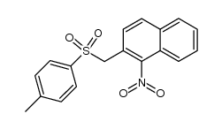 (1-Nitro-2-naphthyl)methyl 4-tolyl sulfone结构式