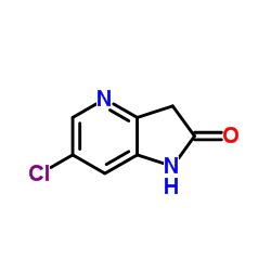 6-氯4-氮杂-吲哚-2-酮结构式