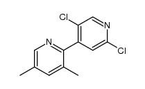 2',5'-dichloro-3,5-dimethyl-2,4'-bipyridine Structure