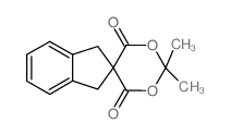 Spiro[1,3-dioxane-5,2'-[2H]indene]-4,6-dione, 1',3'-dihydro-2,2-dimethyl- (en)结构式