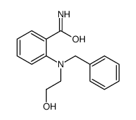 2-[benzyl(2-hydroxyethyl)amino]benzamide结构式