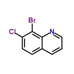 8-Bromo-7-chloroquinoline Structure