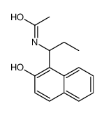 N-(1-(2-羟基-萘-1-基)-丙基)-乙酰胺结构式