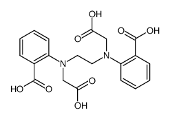 N,N'-bis-carboxymethyl-N,N'-ethanediyl-di-anthranilic acid Structure