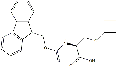 N-Fmoc-L-Ser(Cyclobutyl)-OH结构式