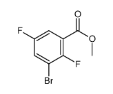 methyl 3-bromo-2,5-difluorobenzoate Structure