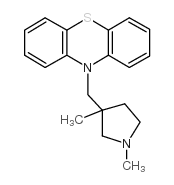 10-[(1,3-dimethylpyrrolidin-3-yl)methyl]phenothiazine Structure