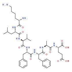 Amyloid β-Protein (16-22) trifluoroacetate salt结构式